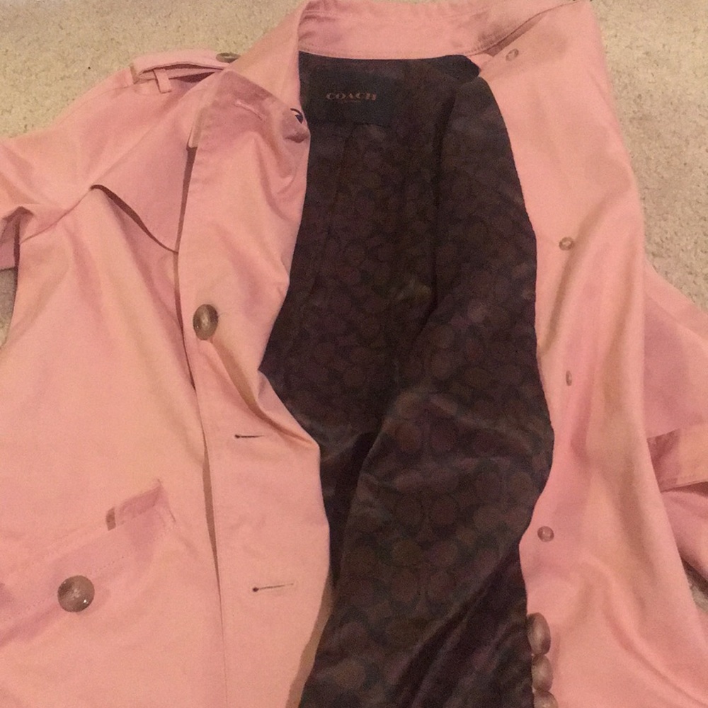 Pink Coach Trench-coat - Picture 3 of 3